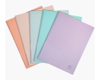 Protège-documents en polypropylène semi-rigide Aquarel PP 120 vues - A4 - Couleurs assorties