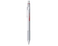 Portemine rotring 600 mecanisme 3 en 1 mine 0,5 mm  et stylo-bille grip coloris   argent