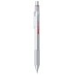 Portemine rotring 600 mecanisme 3 en 1 mine 0,5 mm  et stylo-bille grip coloris   argent