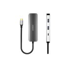 Urban Factory MHC40UF base para portátil y replicador de puertos Alámbrico USB 3.2 Gen 1 (3.1 Gen 1) Type-C Gris