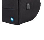 Sac à dos pour PC portable SAFEPAK RPET ANTIGUA, noir