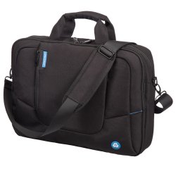 Sacoche pour PC portable rPET GRENADA, noir