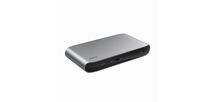 Belkin INC013VFSGY hub de interfaz Thunderbolt 4 40000 Mbit/s Negro, Gris
