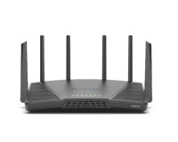 Synology RT6600ax Router WiFi6 1xWAN 3xGbE 1x2.5Gb routeur sans fil Tri-bande (2,4 GHz / 5 GHz / 5 GHz) Noir