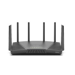 Synology RT6600ax Router WiFi6 1xWAN 3xGbE 1x2.5Gb routeur sans fil Tri-bande (2,4 GHz / 5 GHz / 5 GHz) Noir