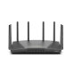 Synology RT6600ax Router WiFi6 1xWAN 3xGbE 1x2.5Gb routeur sans fil Tri-bande (2,4 GHz / 5 GHz / 5 GHz) Noir