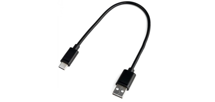 DLH DY-TU4850B câble USB 0,3 m USB A USB C Noir