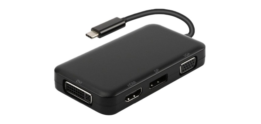 DLH DY-TU4880B adaptateur graphique USB 1920 x 1080 pixels Noir