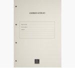 Recharge de 100 feuillets A4 80g pour reliure juridique 4 anneaux - Ivoire