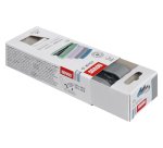 Agrafeuse novus b2 color id 2.0 25f agrafes 24/6-26/6 profondeur agrafage 65mm smart grey + 200 agrafes 24/6 super