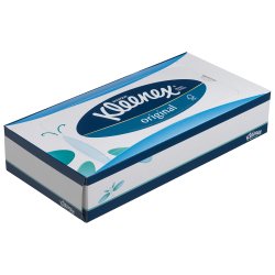 Boîte rectangulaire de 72 mouchoirs 3 plis - Dimensions L23 x H4,6 x P11,4 cm coloris Blanc