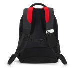 DICOTA D32119-RPET sac à dos Sac à dos normal Noir, Rouge Polyester, Polyéthylène téréphtalate recyclé (rPET)