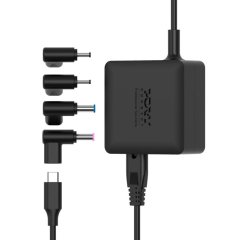 Port Designs 904065ACTOEU adaptateur de puissance & onduleur Intérieure 65 W Noir