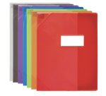 Protege-cah Oxford strong line 17x22 sans marque page pvc150 translucide assorti