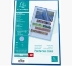 Sachet 100 pochettes polypropylène grainé 12/100e - A4