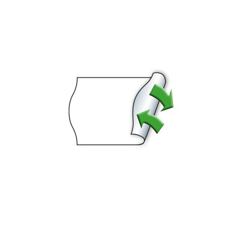 Étiquette pour étiqueteuse de prix, 26 x 12 mm, blanc