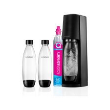 SODASTREAM Machine à soda Machine TERRA Noire Pack Lave-Vaisselle