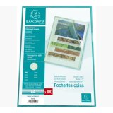 Sachet 100 pochettes polypropylène grainé 12/100e - A4