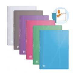 Protège-documents Oxford Hawaï A4 160 vues / 80 pochettes couverture polypro coloris assortis