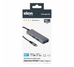 EKON Hub USB 3 ports USB-A + 1 port USB-C