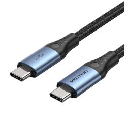 Vention TREBF cable USB USB 2.0 1 m USB C 240 W Gris, Azul