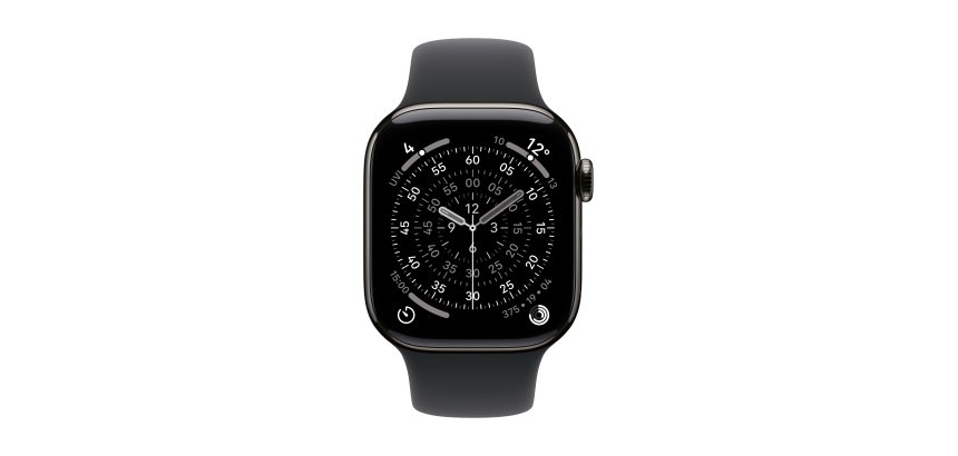 Apple MXLK3ZM/A Accesorios para dispositivos vestibles inteligentes Grupo de rock Negro Fluoroelastómero