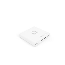 DICOTA D31893 chargeur d'appareils mobiles Ordinateur portable, Smartphone, Tablette Blanc Charge rapide Intérieure