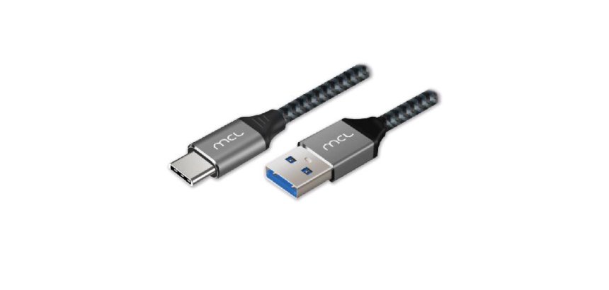 MCL MC1D99A003C0532 câble USB USB 3.2 Gen 1 (3.1 Gen 1) 2 m USB C USB A 5 Gbit/s 60 W Noir, Gris