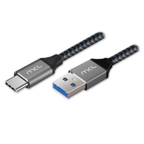 MCL MC1D99A003C0532 câble USB USB 3.2 Gen 1 (3.1 Gen 1) 2 m USB C USB A Noir, Gris