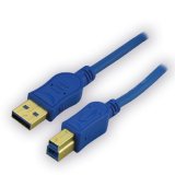 MCL MC1G99AZMC923AB2B câble USB USB 3.2 Gen 1 (3.1 Gen 1) 1,8 m USB A USB B Bleu