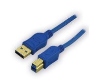 MCL MC1G99AZMC923AB2B câble USB USB 3.2 Gen 1 (3.1 Gen 1) 1,8 m USB A USB B Bleu