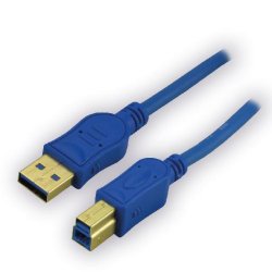 MCL MC1G99AZMC923AB2B câble USB USB 3.2 Gen 1 (3.1 Gen 1) 1,8 m USB A USB B Bleu