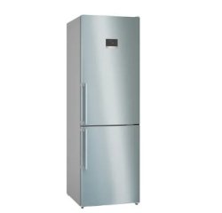 BOSCH Réfrigérateur congélateur bas KGN367ICT, Série 4,186 x 60 cm, Inox, No Frost