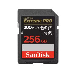 SanDisk Extreme Pro - flash memory card - 256 GB - SDXC UHS-I
