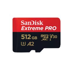 SanDisk Extreme PRO 512 GB MicroSDXC UHS-I Clase 10