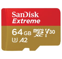 SanDisk Extreme 64 Go MicroSDXC UHS-I Classe 10