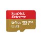 SanDisk Extreme 64 Go MicroSDXC UHS-I Classe 10