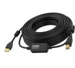 Vision TC 10MUSB+/BL/2 câble USB USB 2.0 10 m USB A USB B Noir