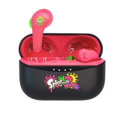 OTL Technologies Nintendo Spatoon 2 Cuffie Wireless In-ear Musica e Chiamate Bluetooth Nero, Rosso