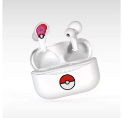 OTL Technologies Pokémon Poké ball Auricolare Wireless In-ear Musica e Chiamate Bluetooth Bianco