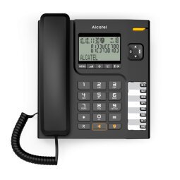 Teléfono  Alcatel T78 Identificador de llamadas Negro