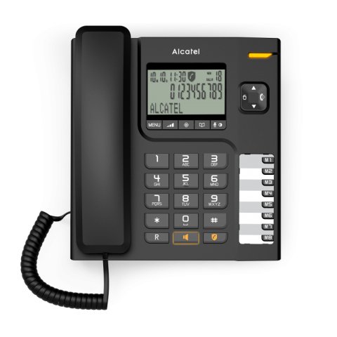 Teléfono Alcatel T78 Identificador de llamadas Negro