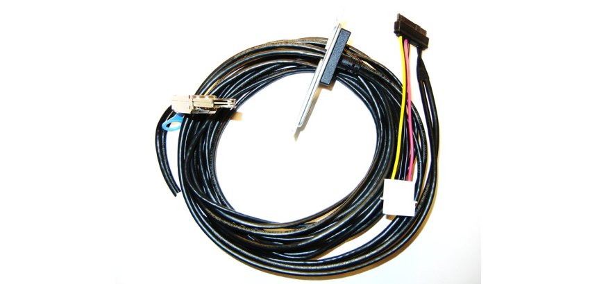 HPE StoreEver 4m Mini SAS (SFF-8088) LTO Drive Cable for 1U Rack Mount Kit