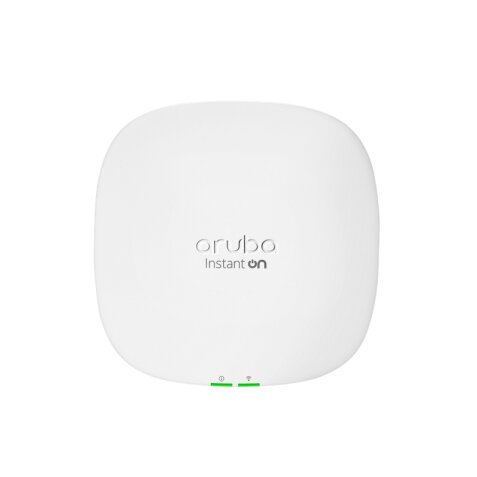 HPE Aruba Networking R9B28A point d'accès réseaux locaux sans fil 4800 Mbit/s Blanc Connexion Ethernet, supportant l'alimentation via ce port (PoE)