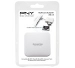 PNY AXP724 lecteur de carte mémoire USB 2.0 Blanc