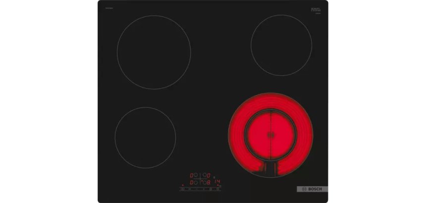 BOSCH Plaque vitroceramique PKF611BB8E Série 4, 60 cm , noir