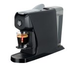 Machine à café à dosette professionnelle Malongo EOH, noir brillant