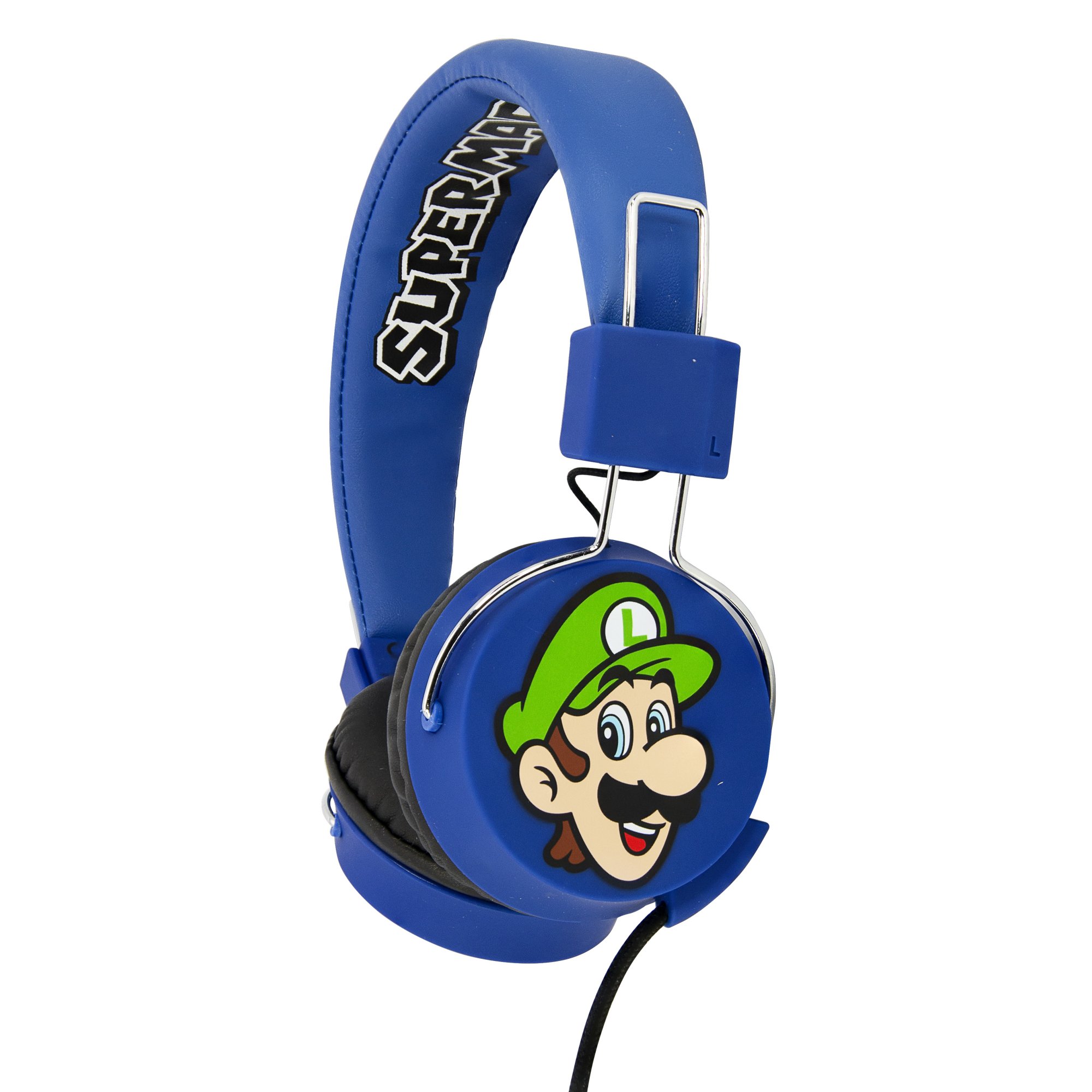 OTL Technologies Super Mario and Luigi Teen folding Cuffie Cablato A Padiglione Gaming Multicolore