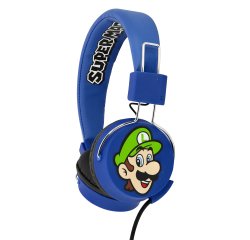 OTL Technologies Super Mario and Luigi Teen folding Cuffie Cablato A Padiglione Gaming Multicolore