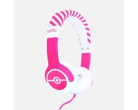 OTL Technologies Pokémon Pokéball Pink Kids Headphones Wired Head-band Gaming Pink, White